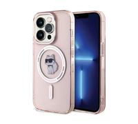 Karl Lagerfeld KLHMP15XHFCCNOP - Carcasa rígida para iPhone 15 Pro Max de 6,7 pulgadas, color rosa