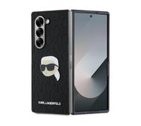 Funda Karl Lagerfeld KLHCZFD6PGKSKIHK Saffiano Monograma Head Pin Negro - Galaxy Z Fold6