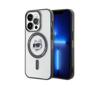 Funda Karl Lagerfeld KLHMP15XHCHNOTK IML Choupette's Head MagSafe Transparente - iPhone 15 Pro Max