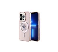 Funda Karl Lagerfeld MagSafe rosa para iPhone 14 Pro Max