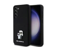 Funda Karl Lagerfeld Silicona Karl & Choupette Pin Metal Negro - Galaxy S24+