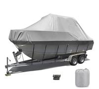 Funda Kayak 3m-5.5m Cubierta Kayak Cubierta Universal Canoa Fundas para Kayak Cubierta de Almacenamiento para Kayak Impermeable Reisistant Polvo y Rayos UV Funda para Kayak para Canoa(Gray,3.1 m/10ft)