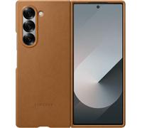 Funda KindSuit De Cuero Sintético Oficial Para Samsung Galaxy Z FOLD6 - Marrón