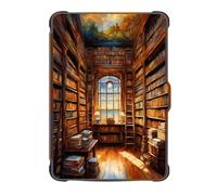 Funda Kobo Clara HD 2018 Carcasa Cuero Silicona Flip 360° Automático Despertar o Dormir Función Magnética Airbag Anti Choque Montaña de Nieve Estuche para Kobo Clara HD 2018 Pantalla 6" (4)