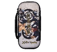 funda konix switch jujutsu kaisen compatible con switch y version lite red para amacenaje color blanco