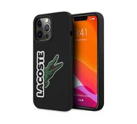 Funda Lacoste Hardcase Silicona Cabeza Cocodrilo Negra - iPhone 13 Pro
