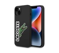 Funda Lacoste Hardcase Silicona Cabeza Cocodrilo Negro - iPhone 14 Plus