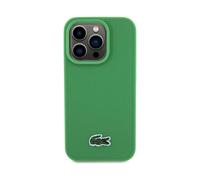 Funda Lacoste iPhone 15 Pro Max, Verde - Iconic Petit Piqué Woven Logo MagSafe