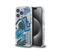Funda Lacoste MagSafe Patterned Negra - iPhone 15 Pro
