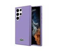 Funda Lacoste Silicona Cocodrilo Logo Púrpura - Galaxy S23 Ultra