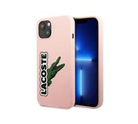 Funda Lacoste Silicona Cocodrilo Logo Rosa - iPhone 13