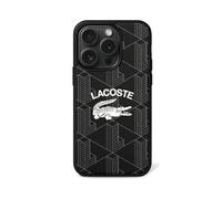 Funda Lacoste Vintage Logo Monogram MagSafe Negro - iPhone 15 Pro