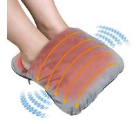 Funda lavable a máquina, calentador de pies eléctrico con práctico diseño y cable USB, tejido de microfibra suave y calentamiento rápido. Co