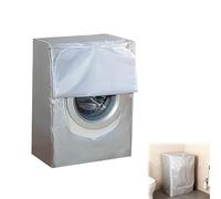 Funda Lavadora Exterior Impermeable, Protector para Lavadora Carga Frontal, Cubierta Impermeable y Antipolvo con Cremallera, Tamaño L: 51-60 x 60 x 88 cm, Aplicable a Secadoras y Lavadoras