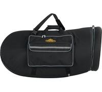 Funda Lechgold para Tuba F FT-15/6 - Altura: 93 cm - Para campana hasta 41 cm de diámetro - Con asa, correa de hombro y correas de mochila - Made in Europe - Negro
