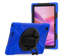 Funda Lenovo Tab 10.1 Pulgadas 2025 TB-311FU TB-311XU, Híbrido Tres Capas Funda Carcasa Protector con Correa de Mano, 360 Rotación Kickstand para Lenovo Tab 10.1 Pulgadas 2025 TB-311FU TB-311XU