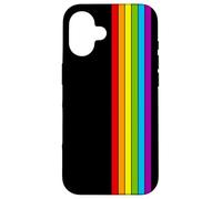 Funda LGBT Bandera Arco Iris Orgullo Gay Regalo teléfono Caso niño niña Carcasa para iPhone 16