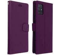 Funda libro cartera con F. Soporte para Samsung Galaxy A51 - Violeta