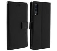 Funda libro cartera con F. Soporte para Samsung Galaxy A70 - Negro
