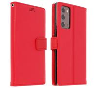 Funda Libro Cartera F. Soporte para Samsung Galaxy Note 20 - Rojo
