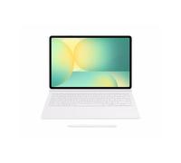 Funda libro con teclado Samsung para Tab S10 FE+, blanca