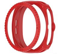Funda ligera para armadura hueca de TPU con anillo de escala para Samsung Watch 8 Classic de 47 mm que protege el dispositivo de arañazos y caídas (azul (rojo (definido))