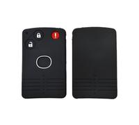 Funda Llave Coche Funda De Silicona para Llave De Coche para Mazdaes 5 6 CX-7 para CX-9 RX8 para Miata MX5 con 3 Botones para Proteger La Tarjeta Carcasa Mando Llave(Black)