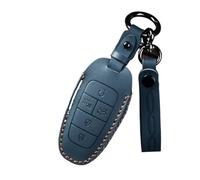 Funda Llave Coche Llavero para Hyundai para Santa Fe para Tucson 2022 para Nexo NX4 para Atos para Solaris para Prime 2021(Blue,6 Button)