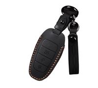 Funda Llave Coche Llavero para Hyundai para Santa Fe para Tucson 2022 para Nexo NX4 para Atos para Solaris para Prime 2021(Black,3 Button)