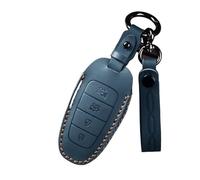 Funda Llave Coche Llavero para Hyundai para Santa Fe para Tucson 2022 para Nexo NX4 para Atos para Solaris para Prime 2021(Blue,5 Button)