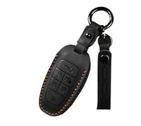 Funda Llave Coche Llavero para Hyundai para Santa Fe para Tucson 2022 para Nexo NX4 para Atos para Solaris para Prime 2021(Black,6 Button)