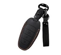 Funda Llave Coche Llavero para Hyundai para Santa Fe para Tucson 2022 para Nexo NX4 para Atos para Solaris para Prime 2021(Black,4A Button)