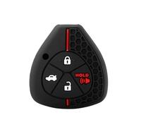 Funda Llave Coche para Toyota para Yaris para Vitz para Auris Mk1 2007 para Corolla para Verso para Hilux 7 RAV4 para Camry para Porte JHVVBFWF(4 Button)