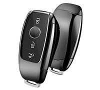 Funda Llave Mercedes Benz,Carcasa Llave Mercedes,Funda de protección para Llave de Coche Smart Keyless de Mercedes Benz E Class 2017 S 2018(Negro)