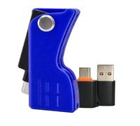 Funda Llavero Adaptadores compatible con YubiKey 5 NFC y 5C NFC (Azul)