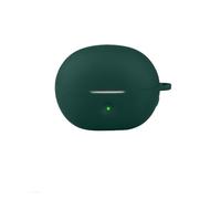 Funda los Auriculares inalámbricos para Baseus Bowie MC2 Air Funda de Silicona Suave, Carcasa Resistente a los Golpes, Funda Protectora Que Envuelve Completamente el Dispositivo (Verde Oscuro)