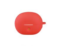 Funda los Auriculares inalámbricos para Baseus Bowie MC2 Air Funda de Silicona Suave, Carcasa Resistente a los Golpes, Funda Protectora Que Envuelve Completamente el Dispositivo (Rojo)