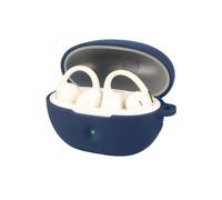 Funda los Auriculares inalámbricos para Baseus Bowie MC2 Air Funda de Silicona Suave, Carcasa Resistente a los Golpes, Funda Protectora Que Envuelve Completamente el Dispositivo (Azul Marino)