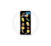 Funda - Los Simpson - Samsung Galaxy J6 2018 - Flexible - Negro - Protección contra golpes
