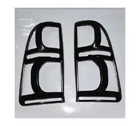 Funda luz trasera Para Toyota Para Hilux Para Vigo 2012 2013 2014 ABS Cubierta Lámpara Trasera Coche Accesorios Exteriores protectores luz(Black)