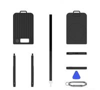 Funda magnética compacta de 11,3 cm para Plaud Note Pro (negro) | Fuerte cierre magnético, ajuste seguro, evita caídas, diseño transparente, muestra el estilo del dispositivo