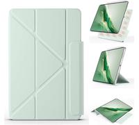 Funda magnética compatible con Honor MagicPad 4 de 12.3 pulgadas (2026) delgada y potente, 4 ángulos de pie, a prueba de golpes, con encendido y apagado automático, soporta lápiz, color verde