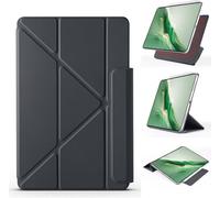 Funda magnética compatible con Honor MagicPad 4 de 12.3 pulgadas (2026) delgada y potente, 4 ángulos de pie, a prueba de golpes, con encendido y apagado automático, soporta lápiz, color negro