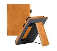 Funda magnética Compatible con Kobo Clara Color/BW 6'' 2024 Funda Smart Wake/Sleep eBook Flip Stand Coque con Correa de Mano(Brown)