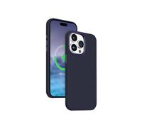 Funda magnética Crong Color Cover LUX para iPhone 15 Pro MagSafe (azul marino)