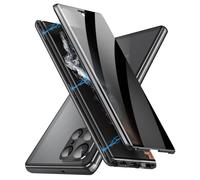 Funda magnética de privacidad Allytech compatible con Samsung Galaxy S24 - Protector de pantalla integrado, carcasa de PC resistente a arañazos y
