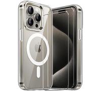 Funda Magnética De Vidrio 2 En 1 Para Pantalla MagSafe Del iPhone 14 Pro Max