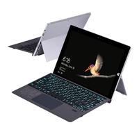 Funda magnética desmontable de repuesto para teclado inalámbrico Microsoft Surface Pro 7+/Pro 7/Pro 6/Pro 5/Pro 4/Pro 3 Bluetooth 5.3 con trackpad (con retroiluminación)