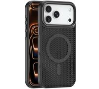 Funda Magnética For iPhone 17/17 Air/17 Pro/17 Pro MAX, Carcasa Ahuecada con Disipación De Calor, A Prueba De Golpes Y Carga Inalámbrica.(Black,17 Pro)