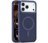 Funda Magnética For iPhone 17/17 Air/17 Pro/17 Pro MAX, Carcasa Ahuecada con Disipación De Calor, A Prueba De Golpes Y Carga Inalámbrica.(Blue,17 Pro MAX)